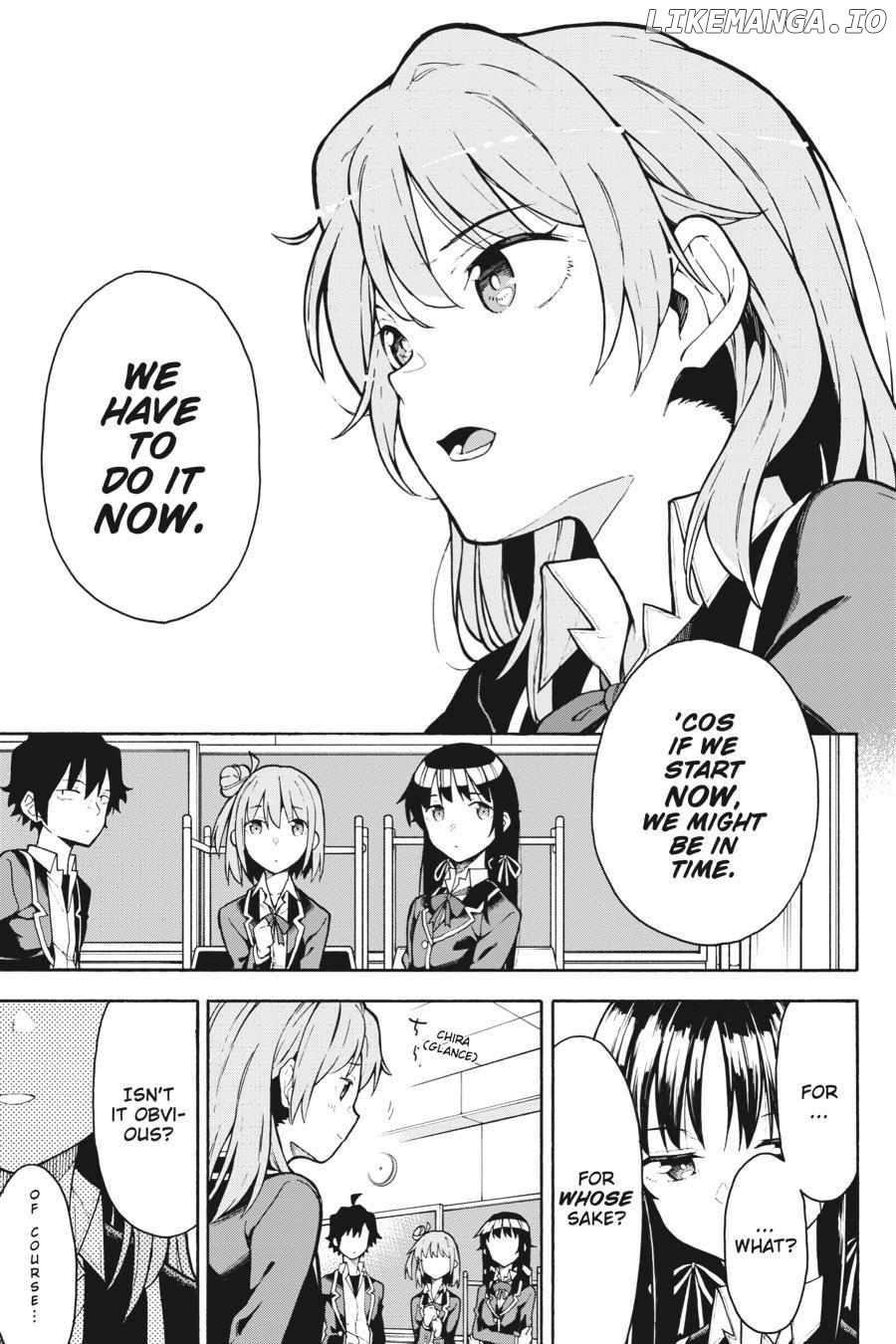 Yahari Ore no Seishun Love Come wa Machigatteiru @comic Chapter 89 - page 21