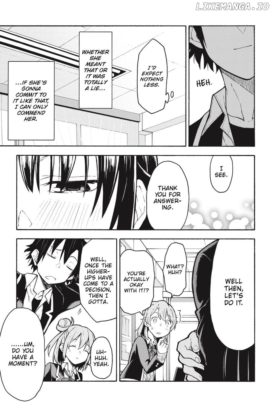 Yahari Ore no Seishun Love Come wa Machigatteiru @comic Chapter 89 - page 23