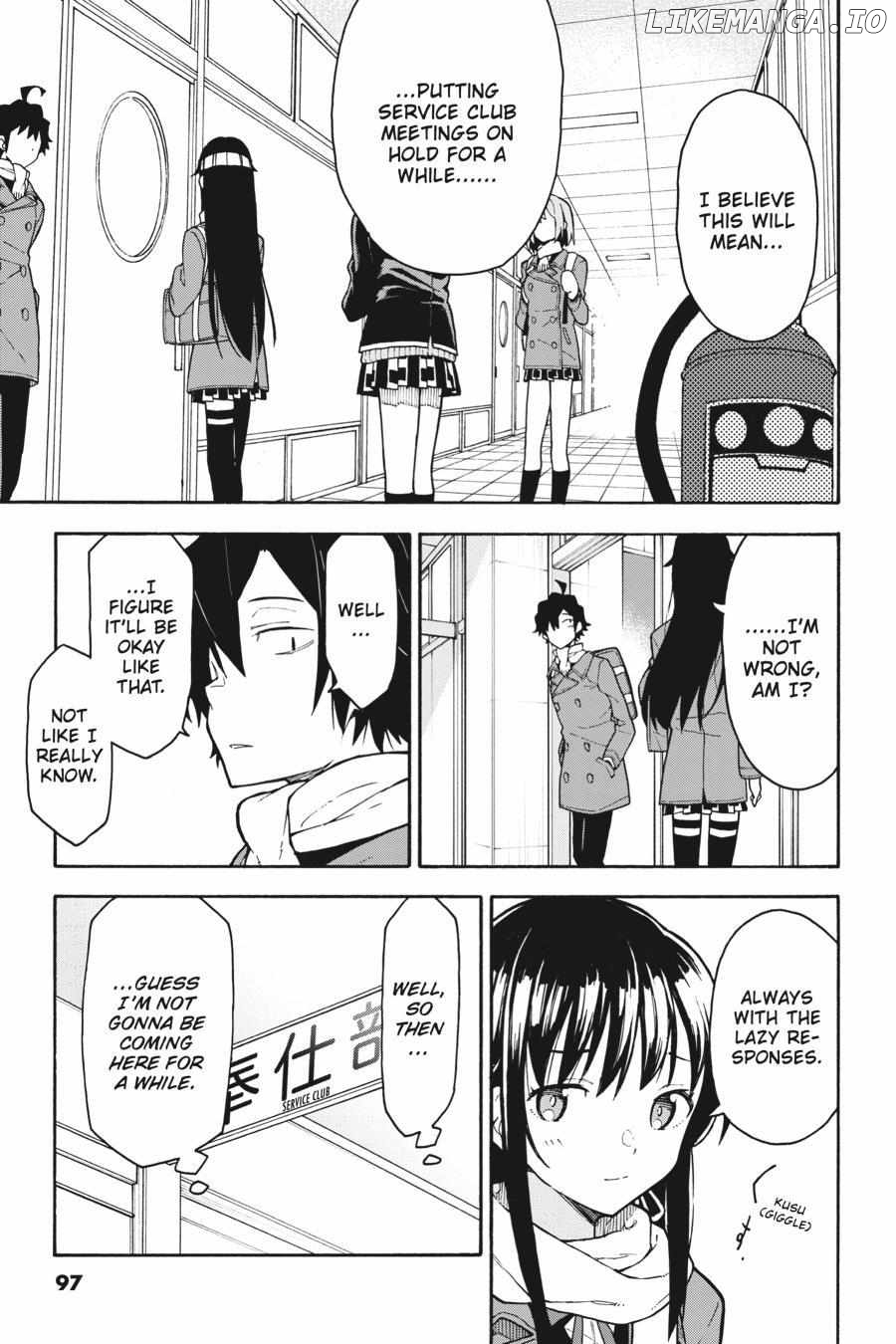 Yahari Ore no Seishun Love Come wa Machigatteiru @comic Chapter 89 - page 27