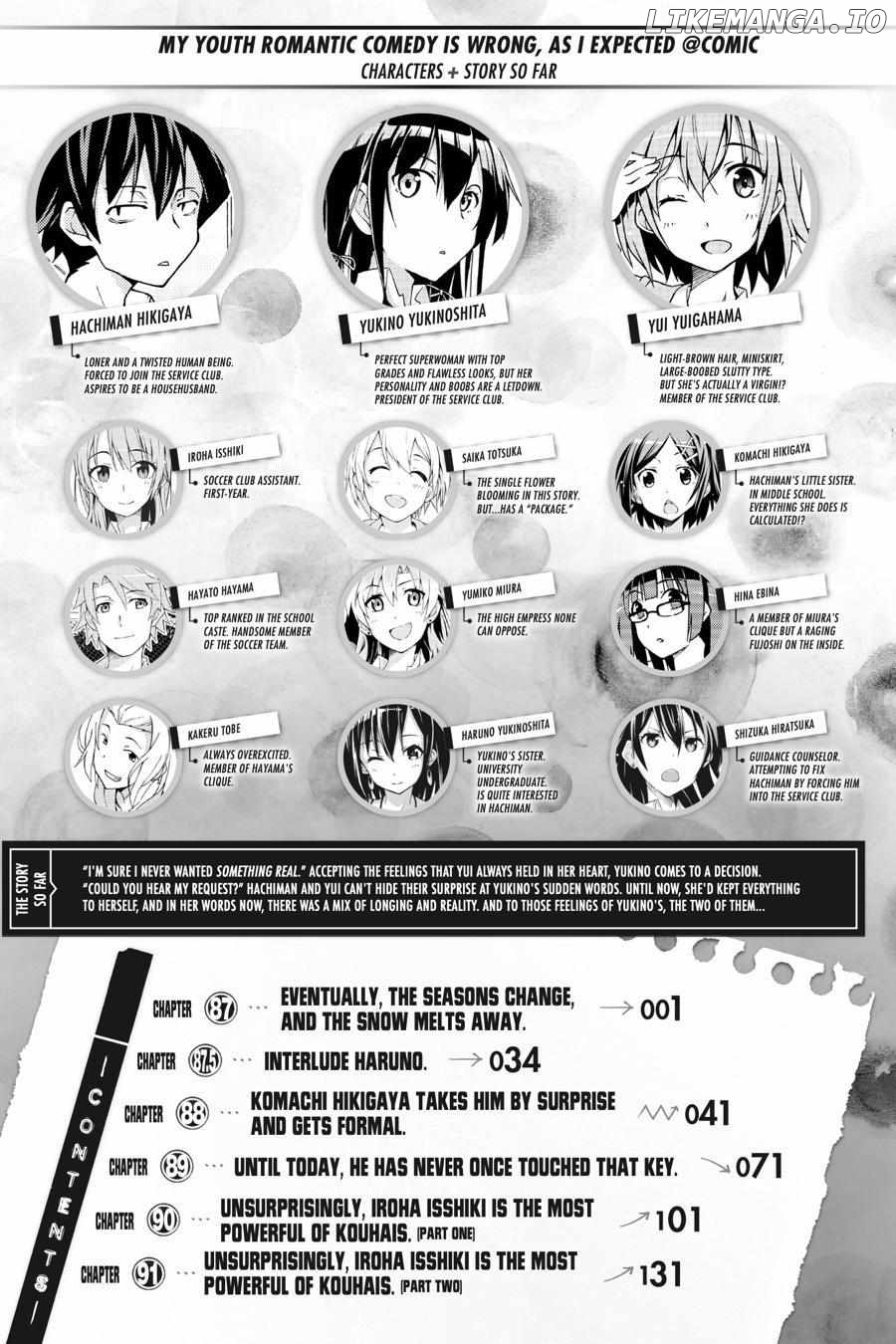 Yahari Ore no Seishun Love Come wa Machigatteiru @comic Chapter 87 - page 7
