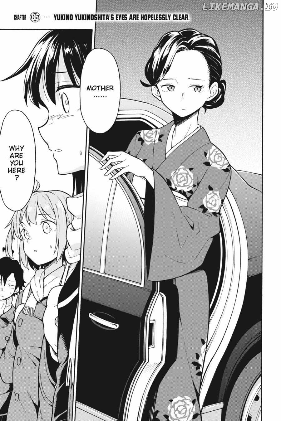 Yahari Ore no Seishun Love Come wa Machigatteiru @comic Chapter 85 - page 1