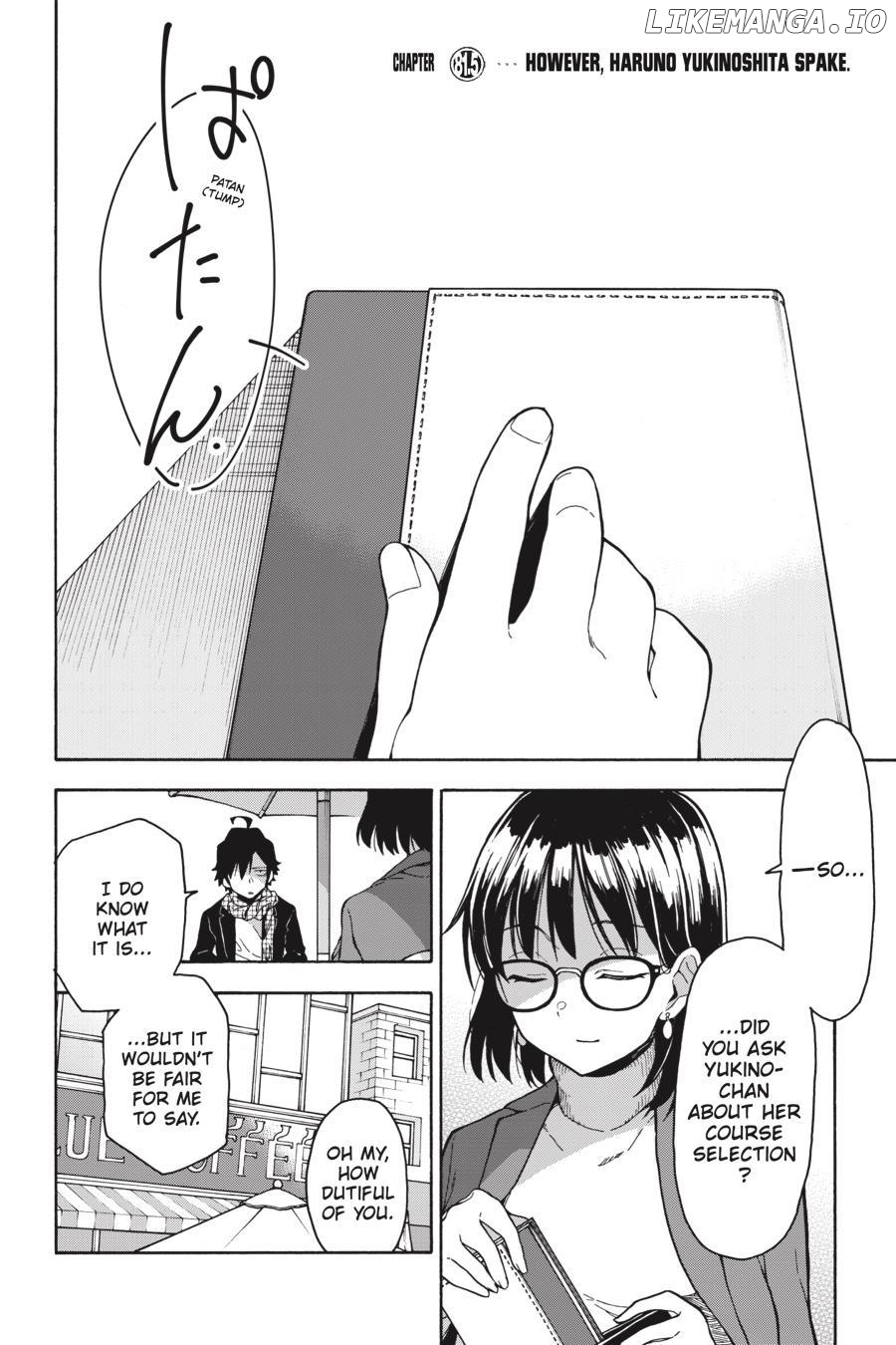 Yahari Ore no Seishun Love Come wa Machigatteiru @comic Chapter 81.5 - page 1