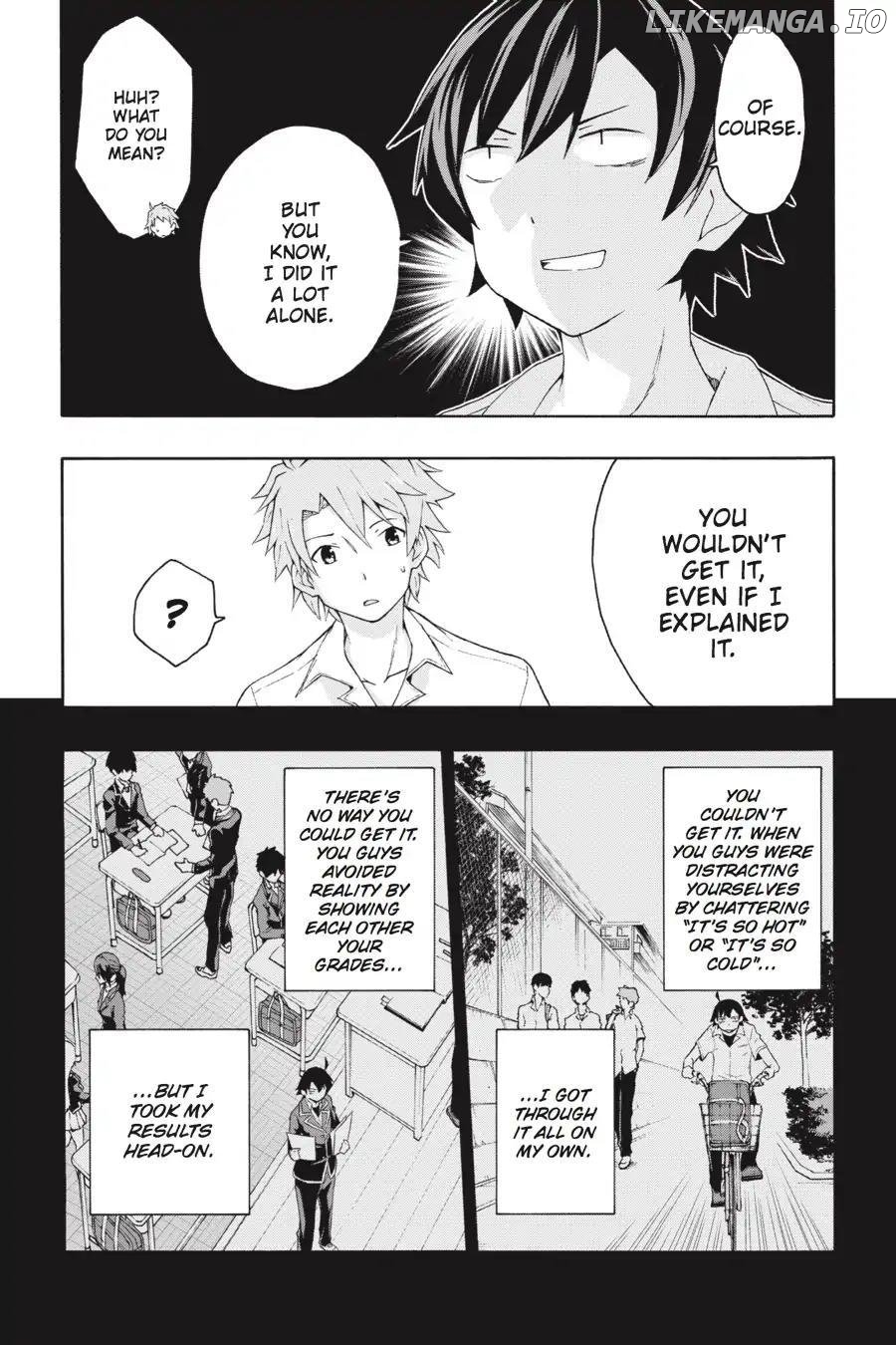 Yahari Ore no Seishun Love Come wa Machigatteiru @comic Chapter 8 - page 12