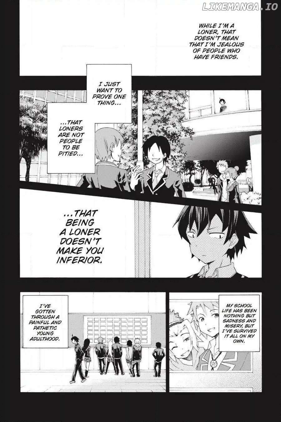 Yahari Ore no Seishun Love Come wa Machigatteiru @comic Chapter 8 - page 4