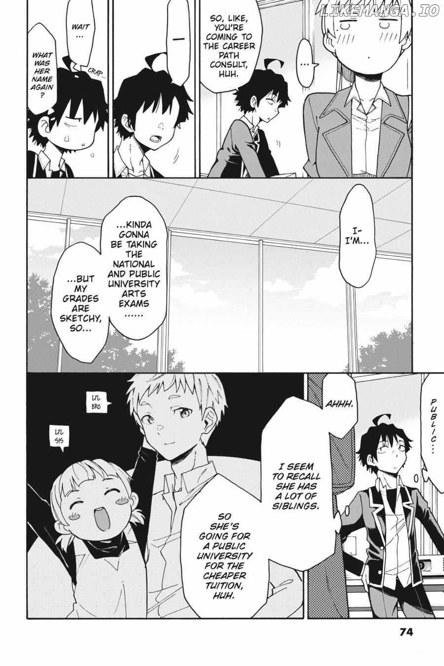 Yahari Ore no Seishun Love Come wa Machigatteiru @comic Chapter 78 - page 14