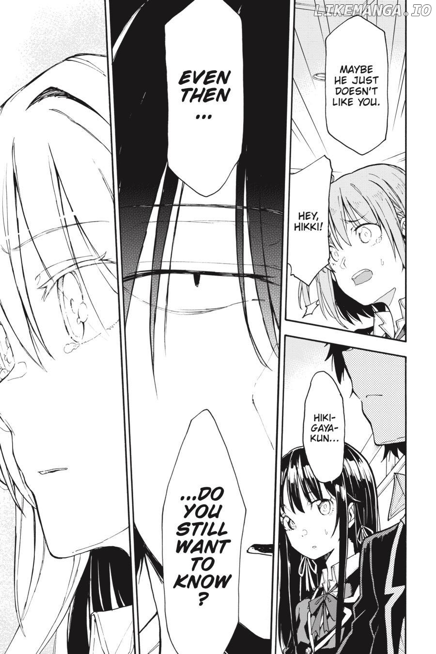 Yahari Ore no Seishun Love Come wa Machigatteiru @comic Chapter 77 - page 21