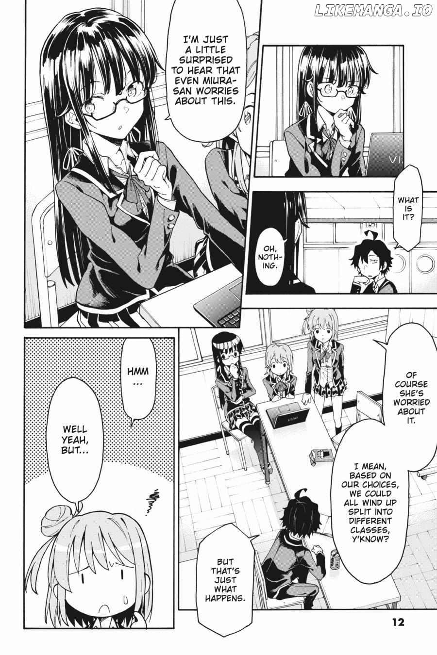 Yahari Ore no Seishun Love Come wa Machigatteiru @comic Chapter 76 - page 12