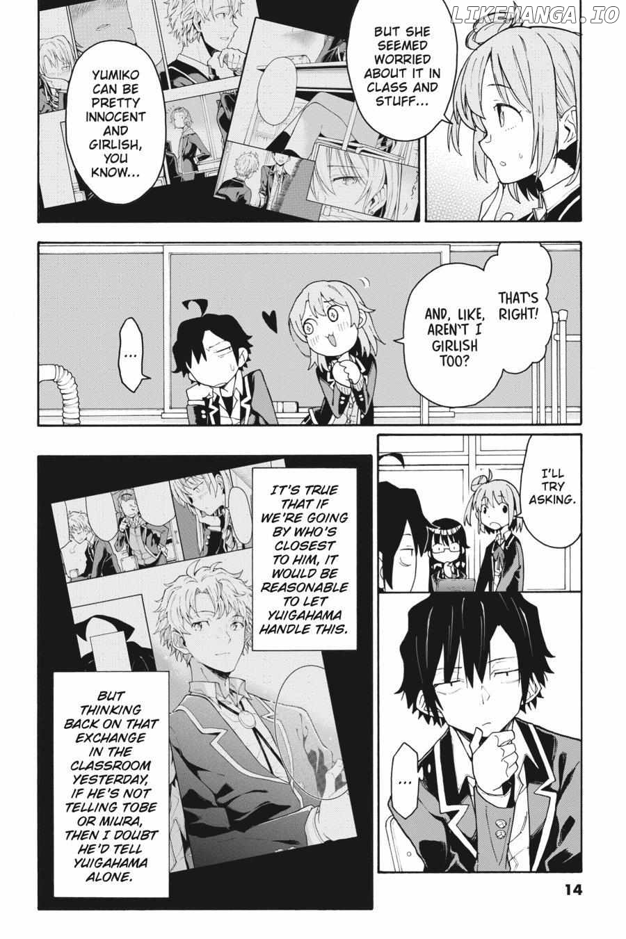 Yahari Ore no Seishun Love Come wa Machigatteiru @comic Chapter 76 - page 14