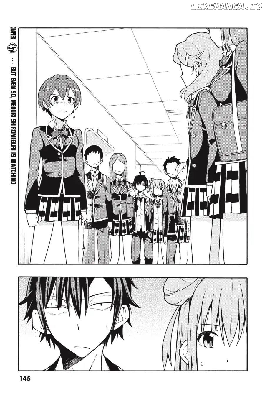 Yahari Ore no Seishun Love Come wa Machigatteiru @comic Chapter 47 - page 1