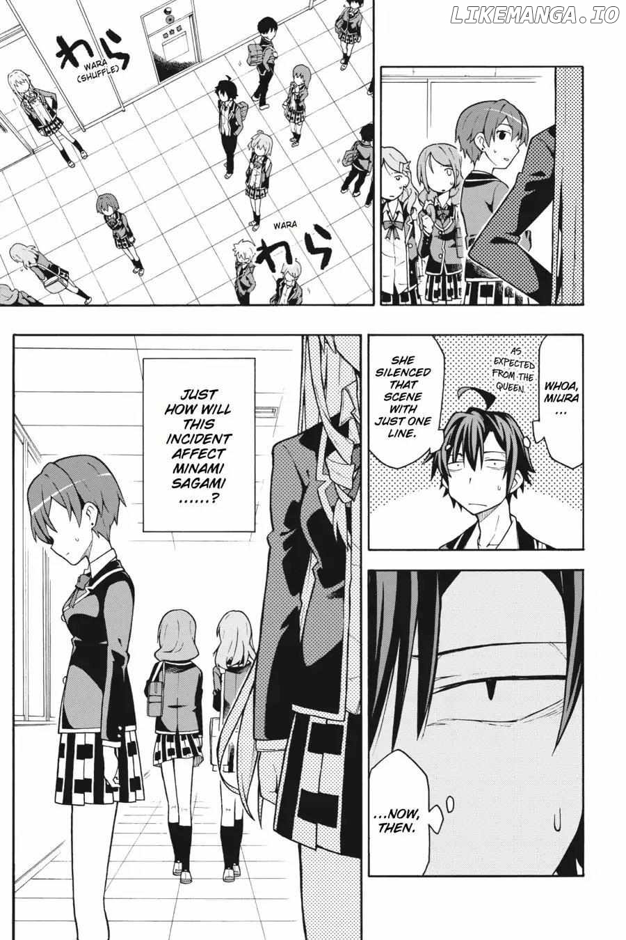 Yahari Ore no Seishun Love Come wa Machigatteiru @comic Chapter 47 - page 3
