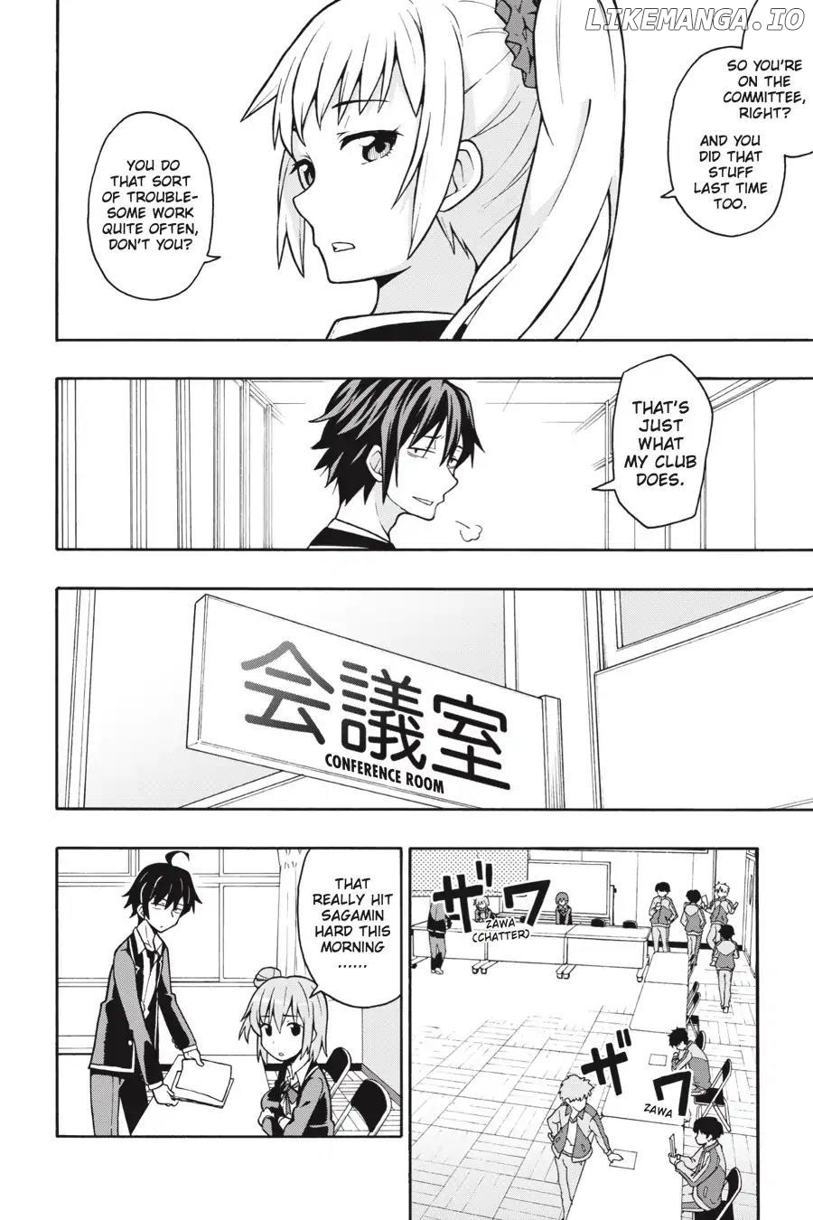 Yahari Ore no Seishun Love Come wa Machigatteiru @comic Chapter 47 - page 8