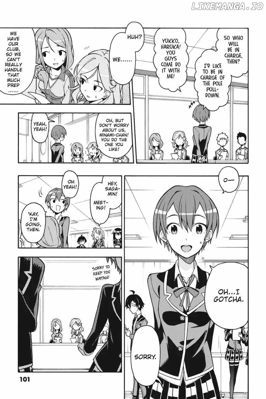 Yahari Ore no Seishun Love Come wa Machigatteiru @comic Chapter 45 - page 15