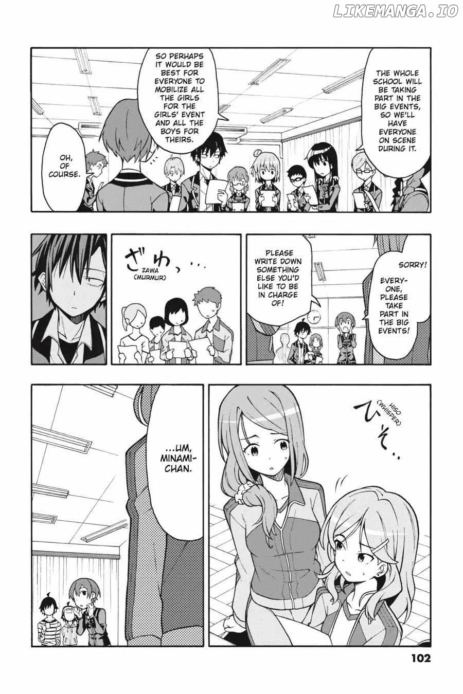 Yahari Ore no Seishun Love Come wa Machigatteiru @comic Chapter 45 - page 16