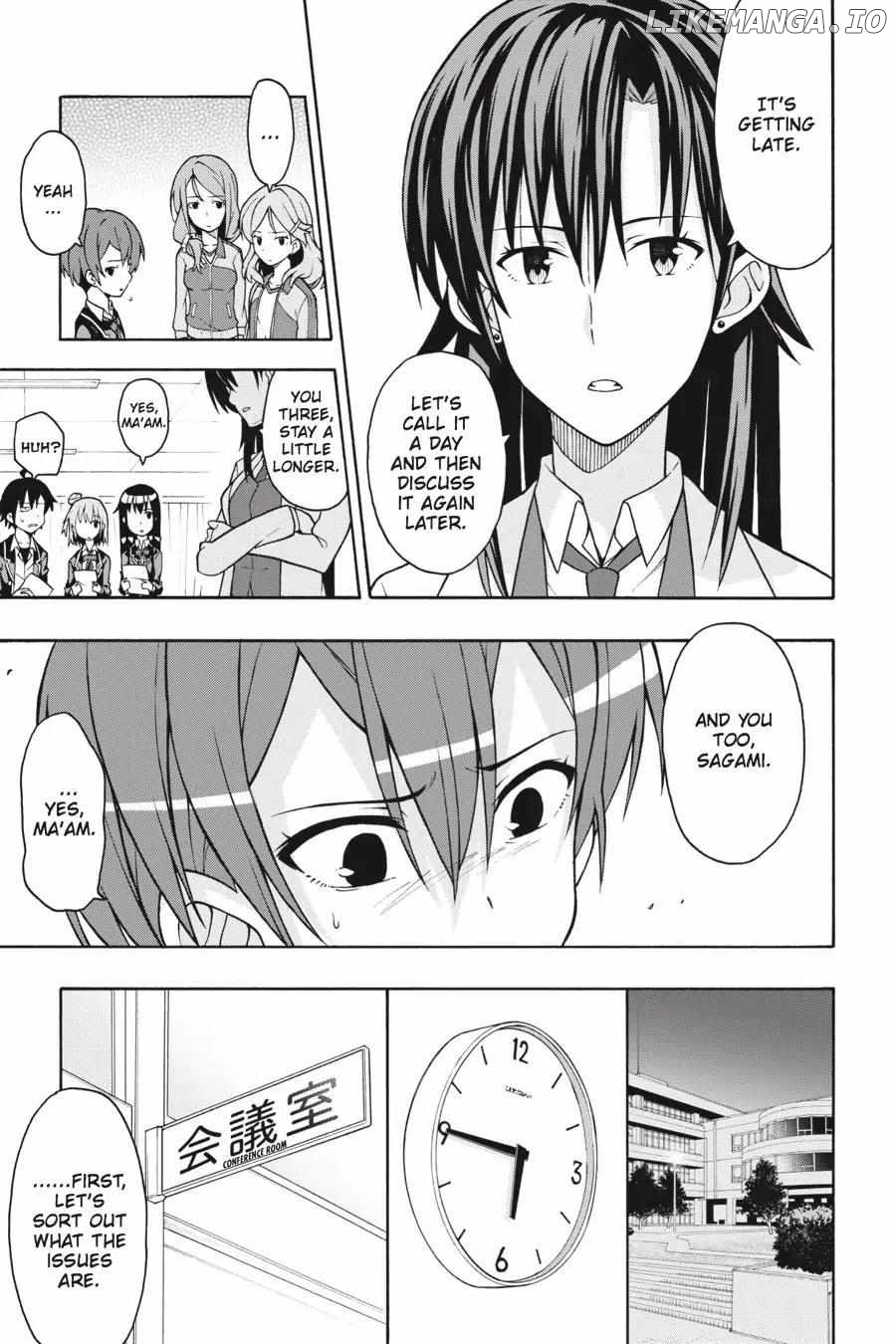 Yahari Ore no Seishun Love Come wa Machigatteiru @comic Chapter 45 - page 19