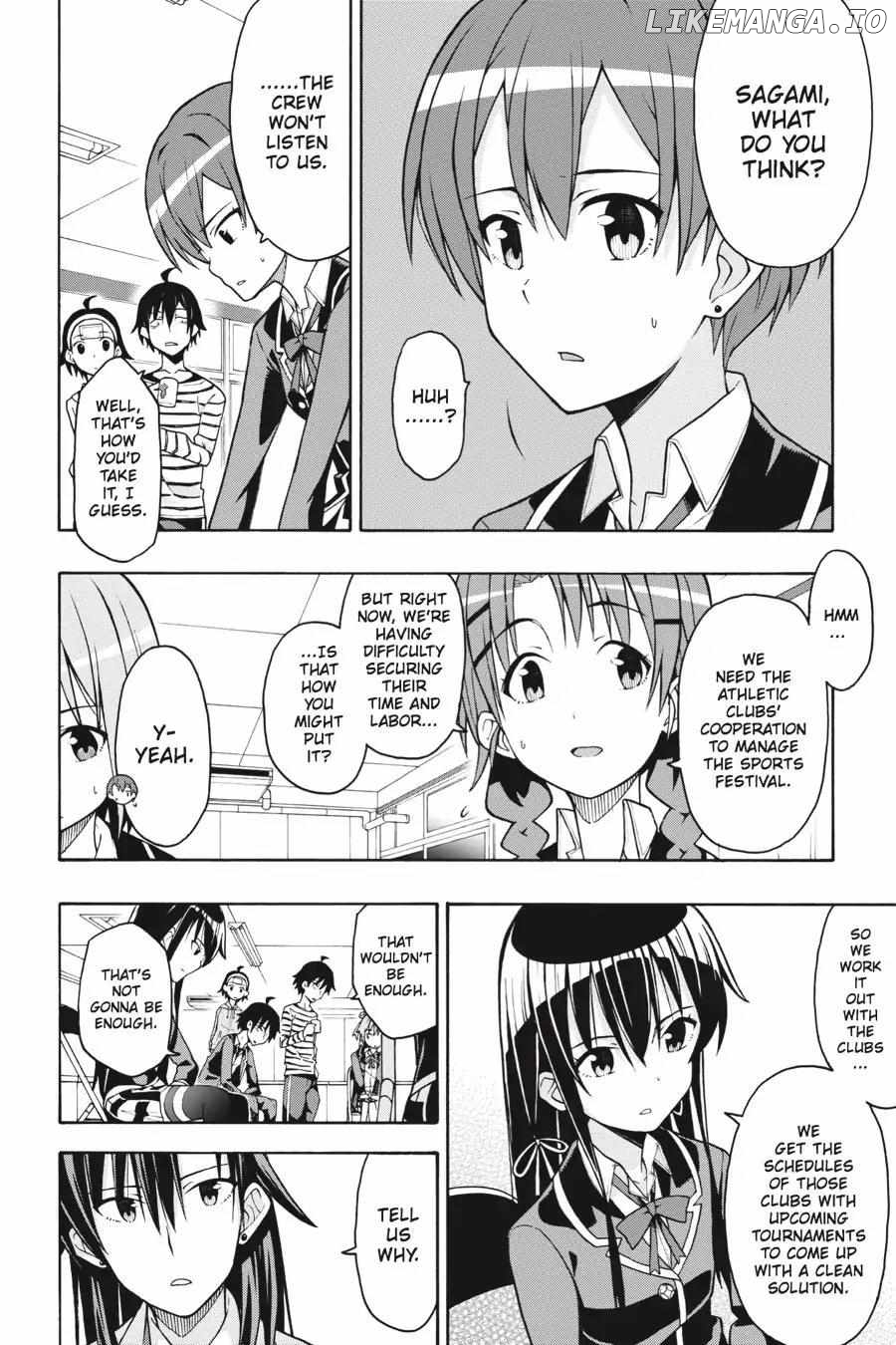 Yahari Ore no Seishun Love Come wa Machigatteiru @comic Chapter 45 - page 20