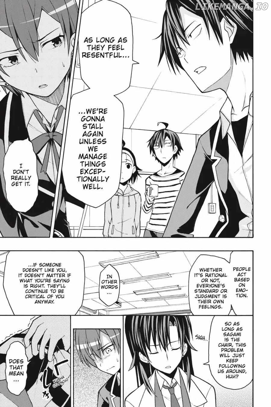 Yahari Ore no Seishun Love Come wa Machigatteiru @comic Chapter 45 - page 21