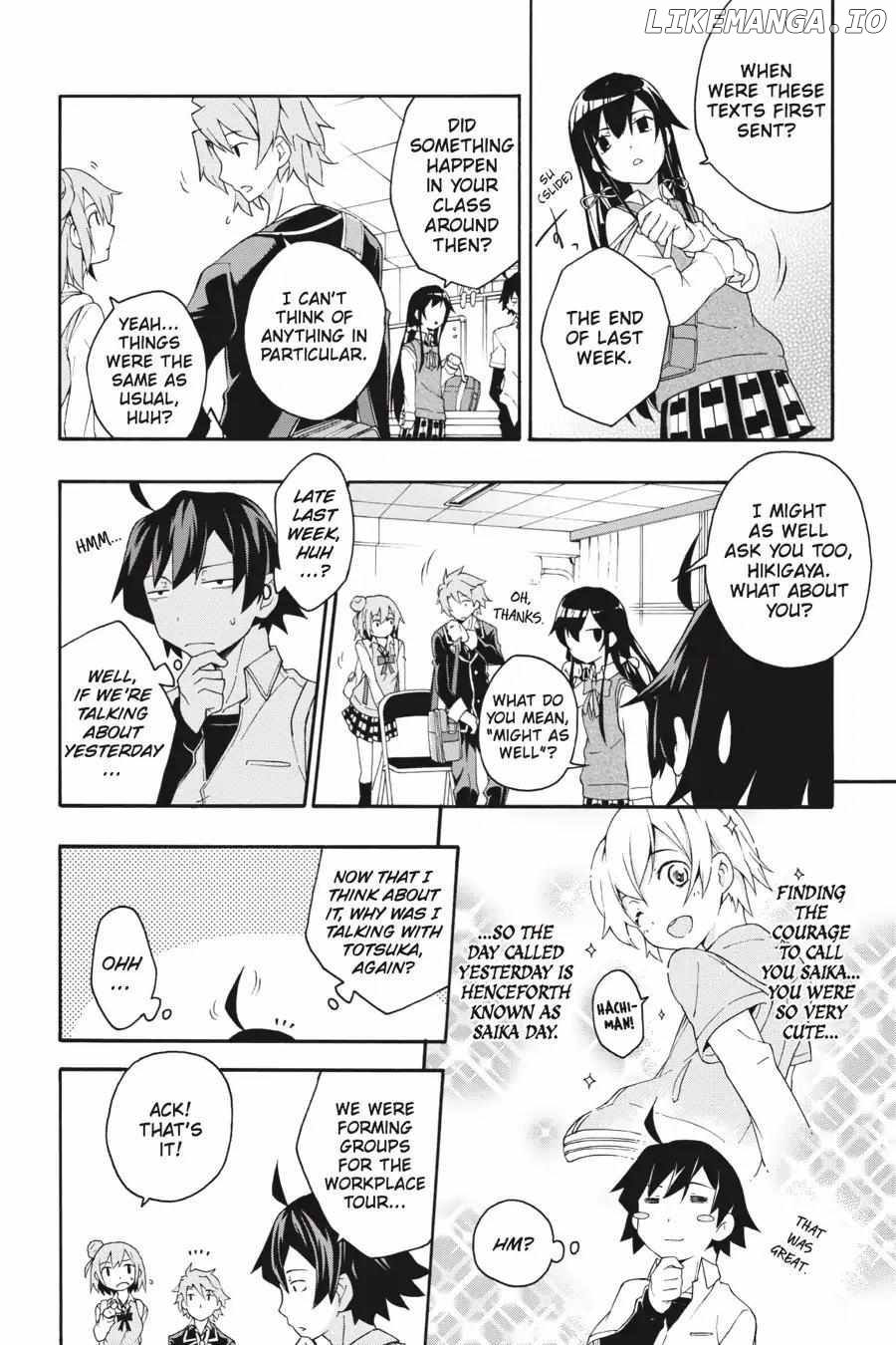 Yahari Ore no Seishun Love Come wa Machigatteiru @comic Chapter 10 - page 10