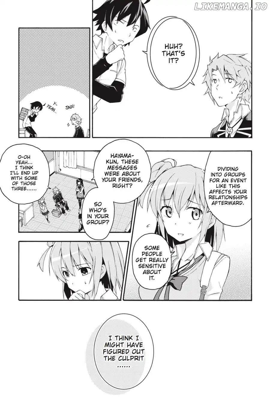 Yahari Ore no Seishun Love Come wa Machigatteiru @comic Chapter 10 - page 11