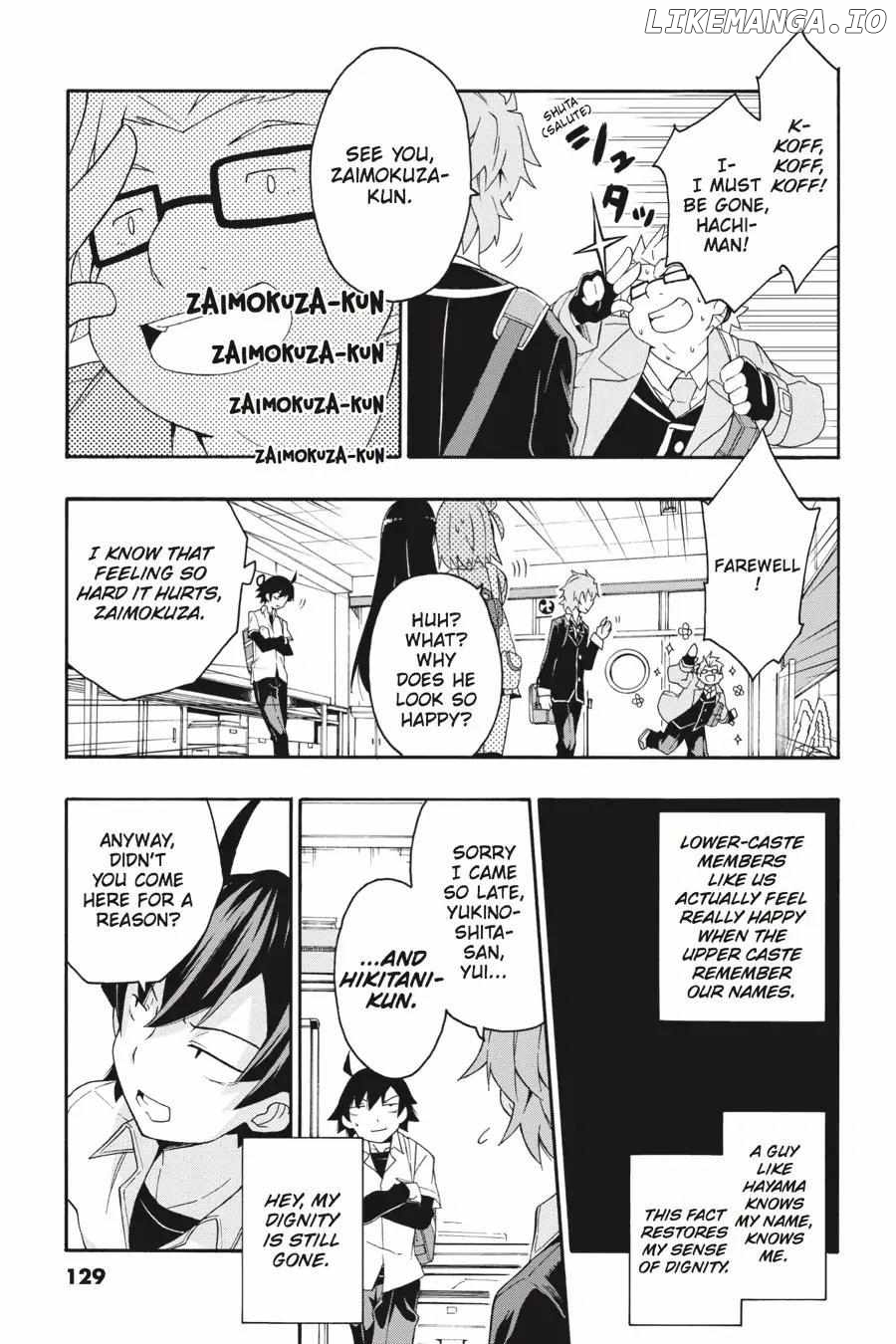 Yahari Ore no Seishun Love Come wa Machigatteiru @comic Chapter 10 - page 5