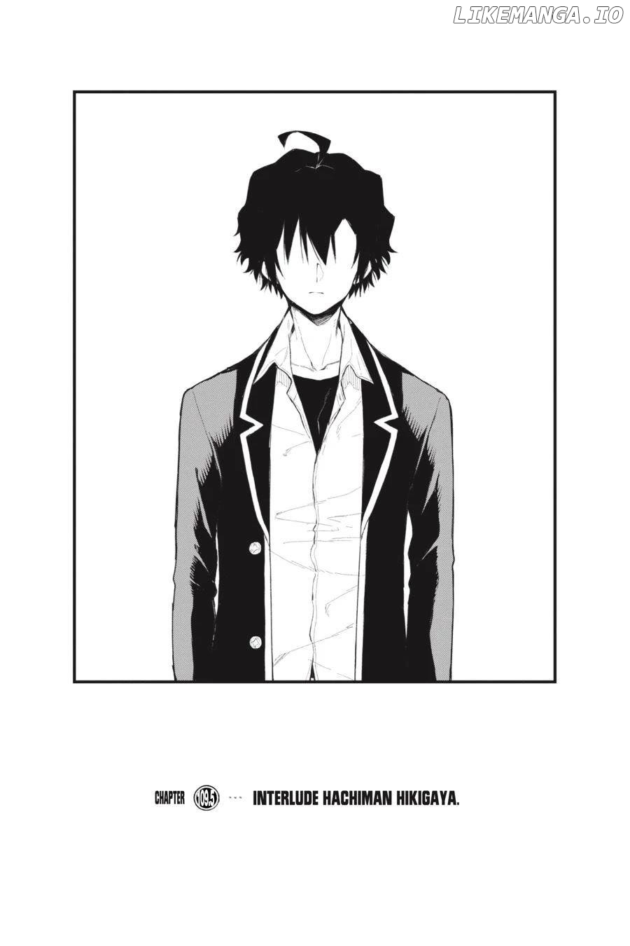 Yahari Ore no Seishun Love Come wa Machigatteiru @comic Chapter 109.5 - page 1