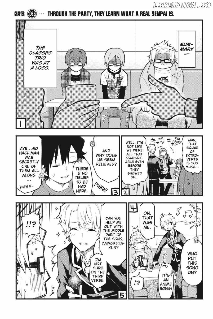 Yahari Ore no Seishun Love Come wa Machigatteiru @comic Chapter 109.5 - page 30