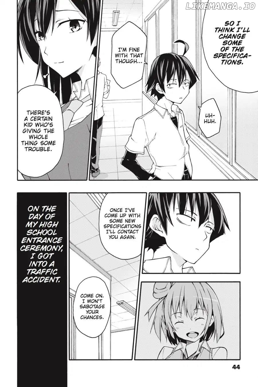 Yahari Ore no Seishun Love Come wa Machigatteiru @comic Chapter 13 - page 10
