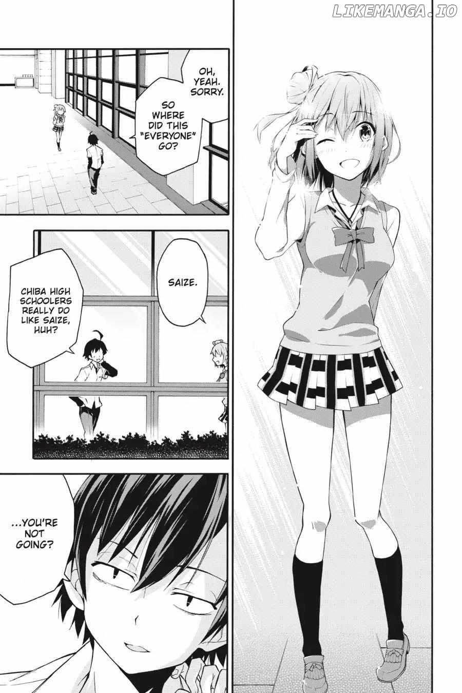 Yahari Ore no Seishun Love Come wa Machigatteiru @comic Chapter 13 - page 13