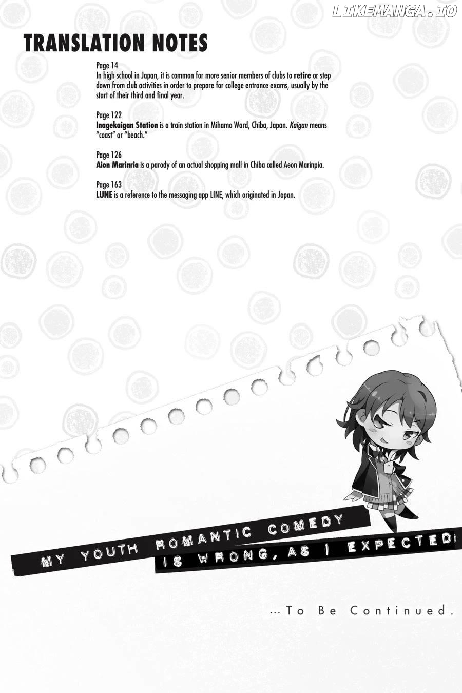 Yahari Ore no Seishun Love Come wa Machigatteiru @comic Chapter 114 - page 30
