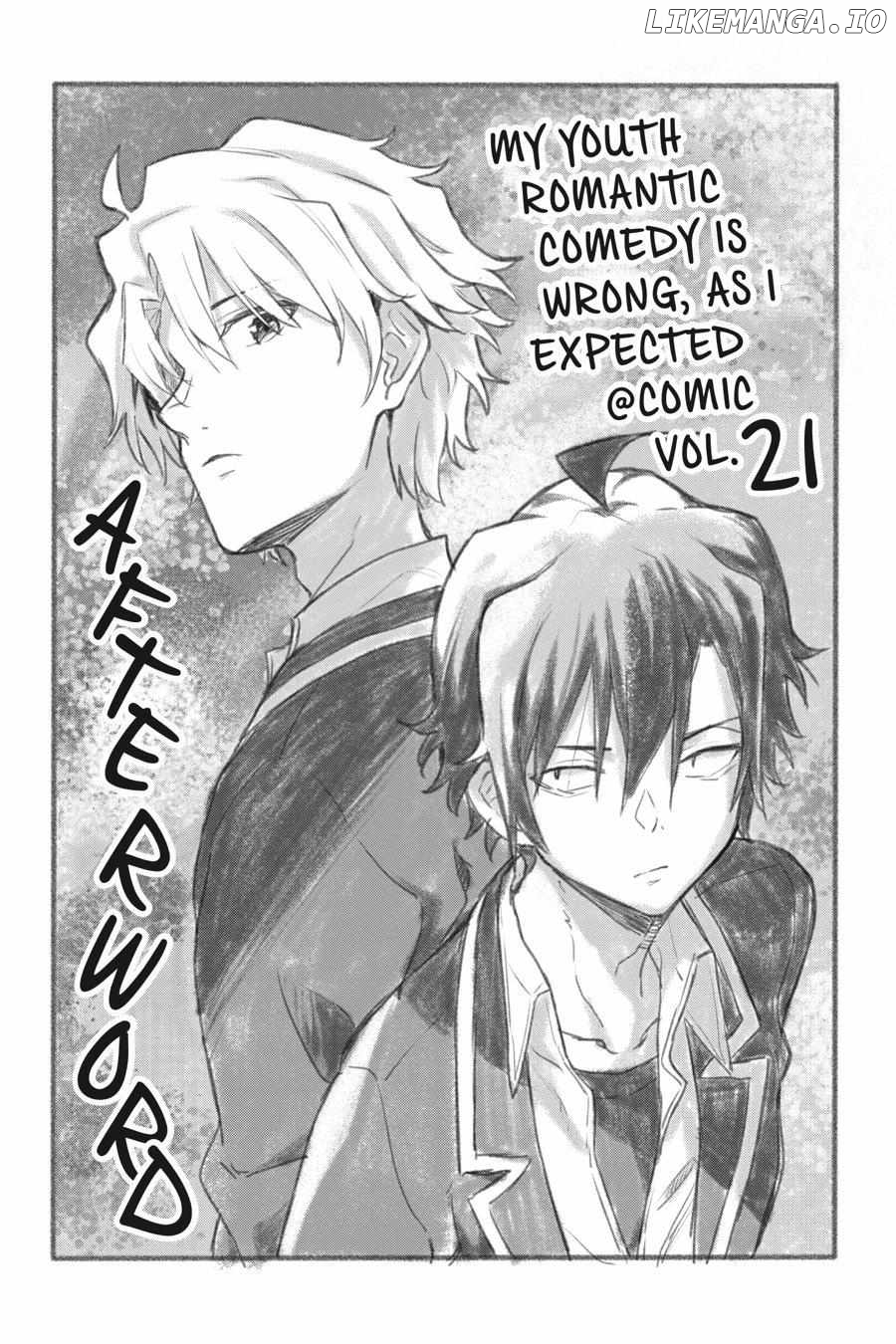 Yahari Ore no Seishun Love Come wa Machigatteiru @comic Chapter 114 - page 31