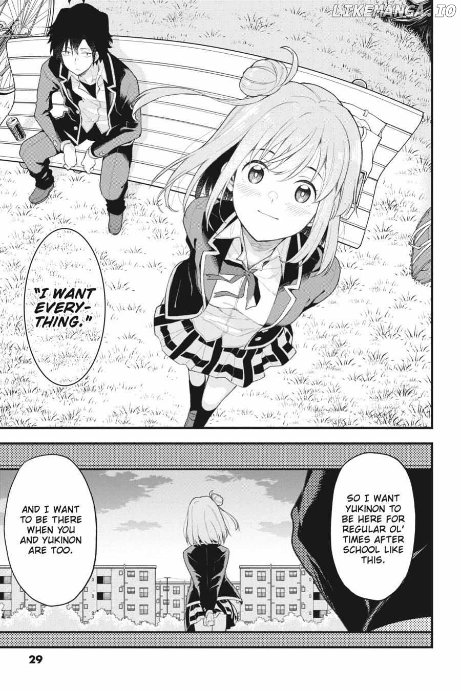 Yahari Ore no Seishun Love Come wa Machigatteiru @comic Chapter 110 - page 28