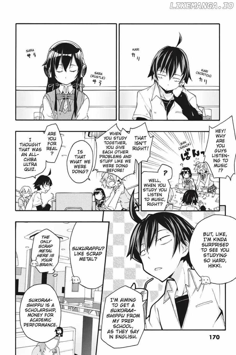 Yahari Ore no Seishun Love Come wa Machigatteiru @comic Chapter 11 - page 12