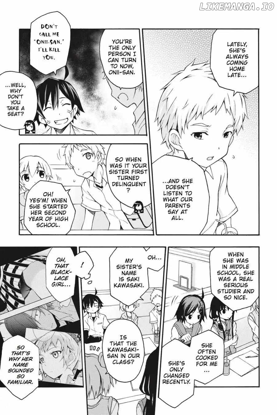 Yahari Ore no Seishun Love Come wa Machigatteiru @comic Chapter 11 - page 17