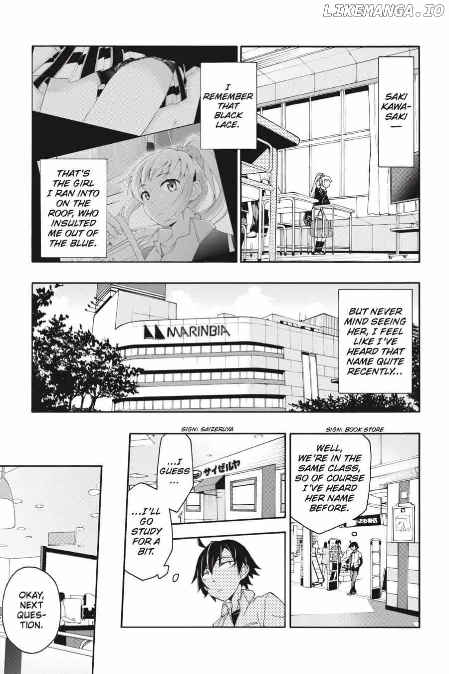Yahari Ore no Seishun Love Come wa Machigatteiru @comic Chapter 11 - page 9