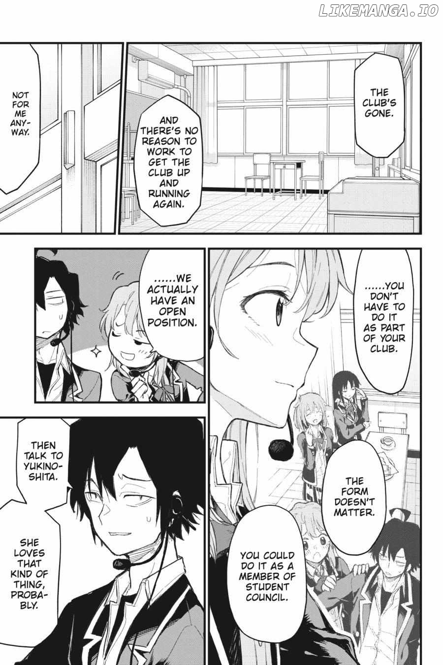 Yahari Ore no Seishun Love Come wa Machigatteiru @comic Chapter 107 - page 21