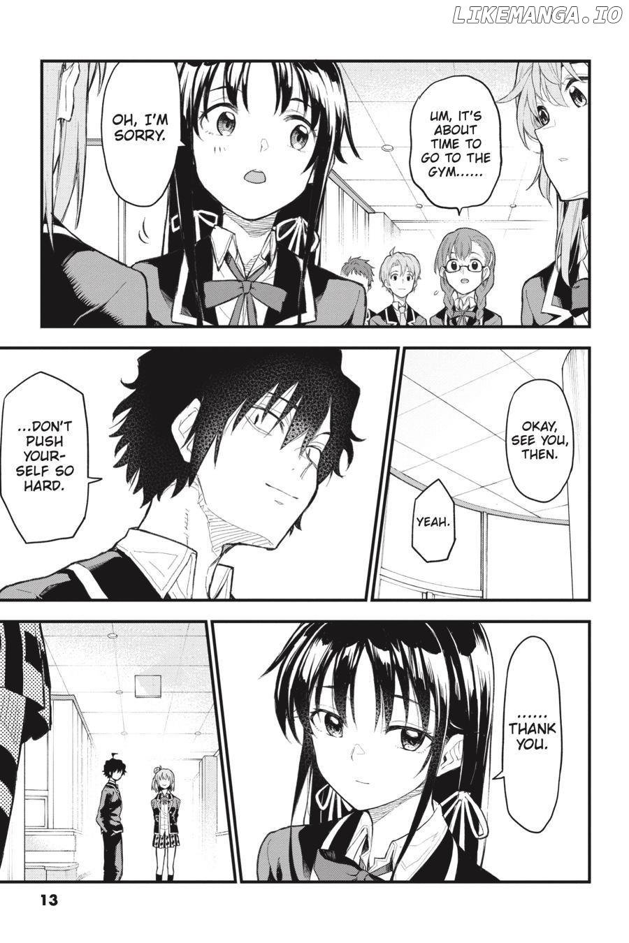 Yahari Ore no Seishun Love Come wa Machigatteiru @comic Chapter 106 - page 13