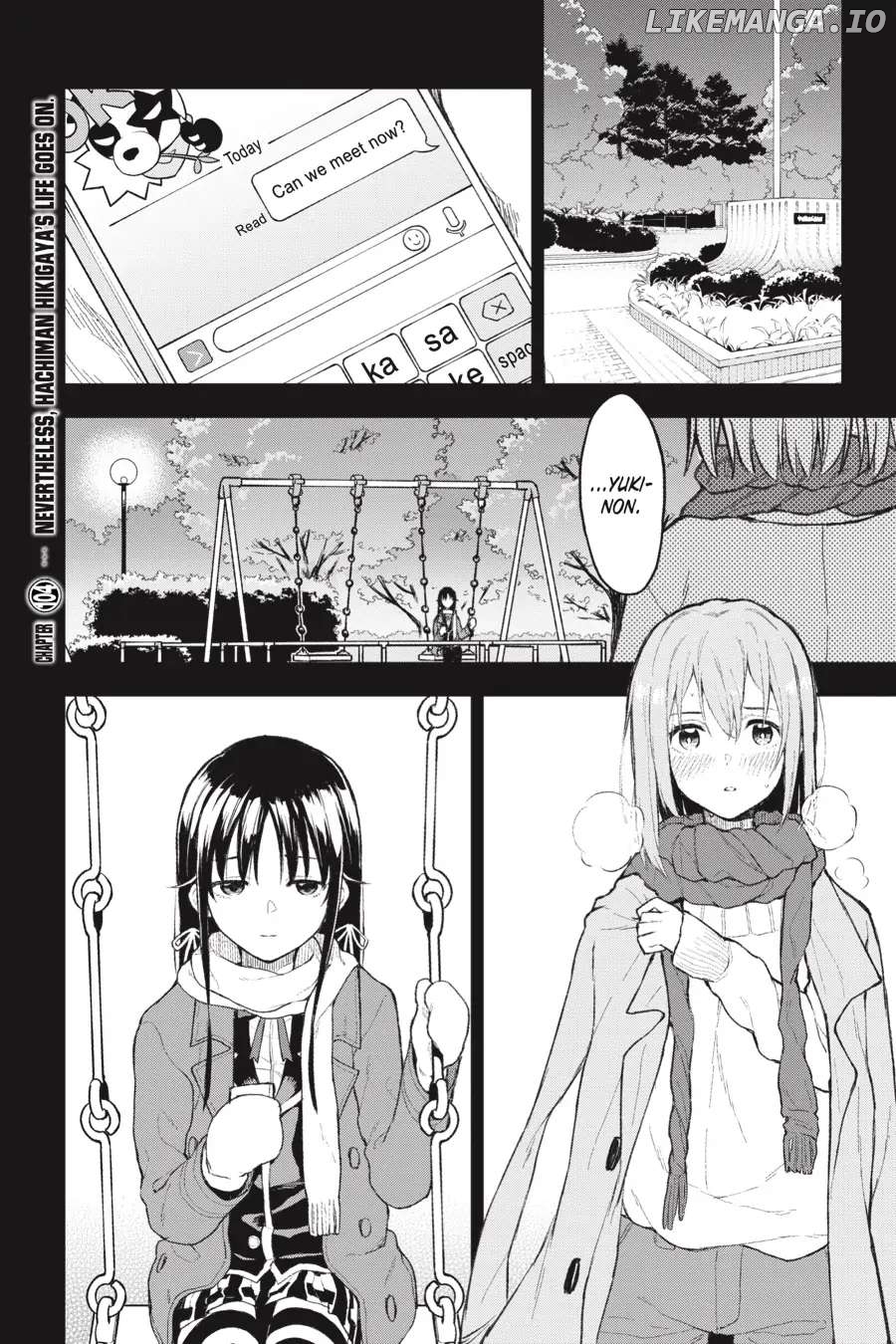 Yahari Ore no Seishun Love Come wa Machigatteiru @comic Chapter 104 - page 1