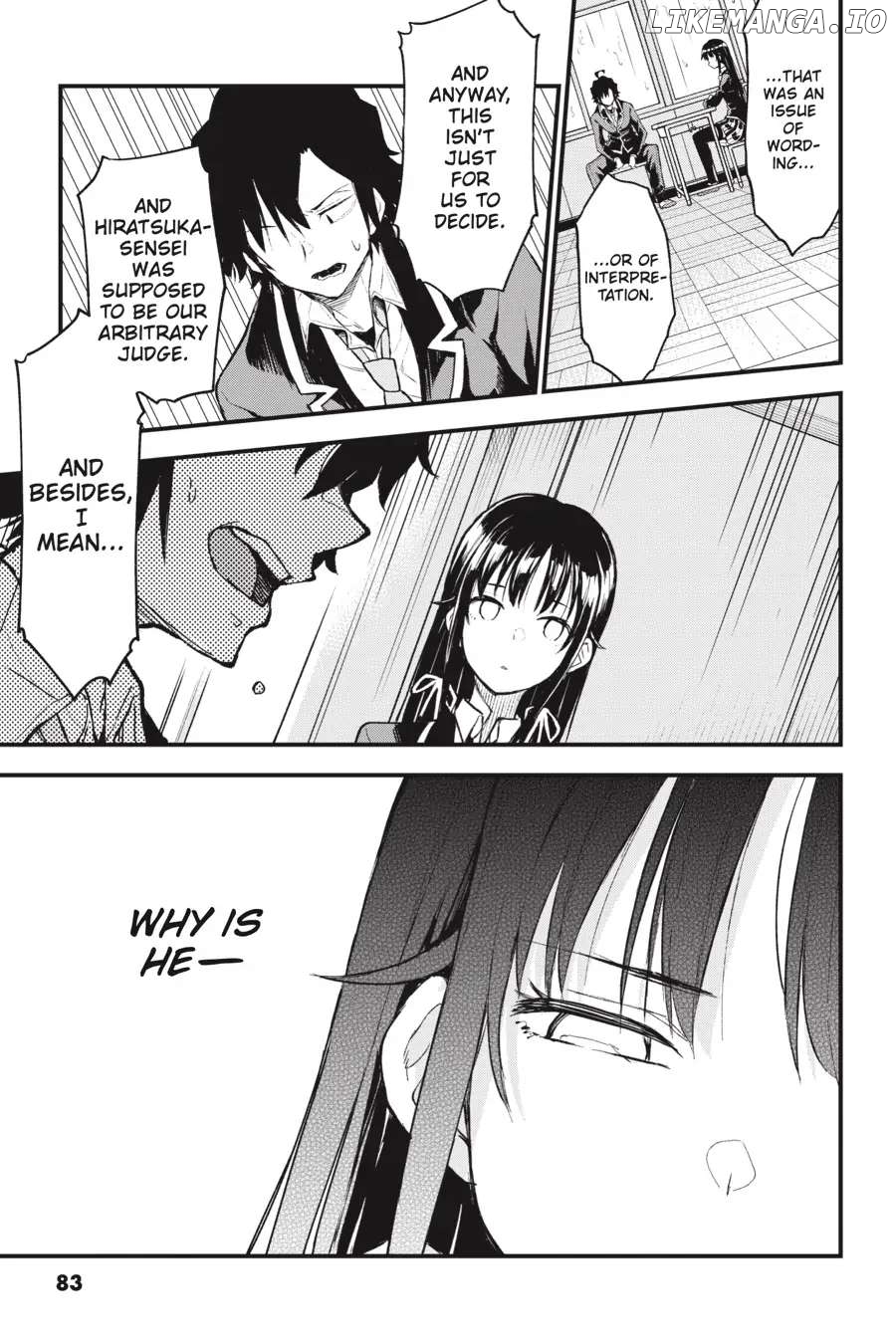 Yahari Ore no Seishun Love Come wa Machigatteiru @comic Chapter 103.5 - page 19