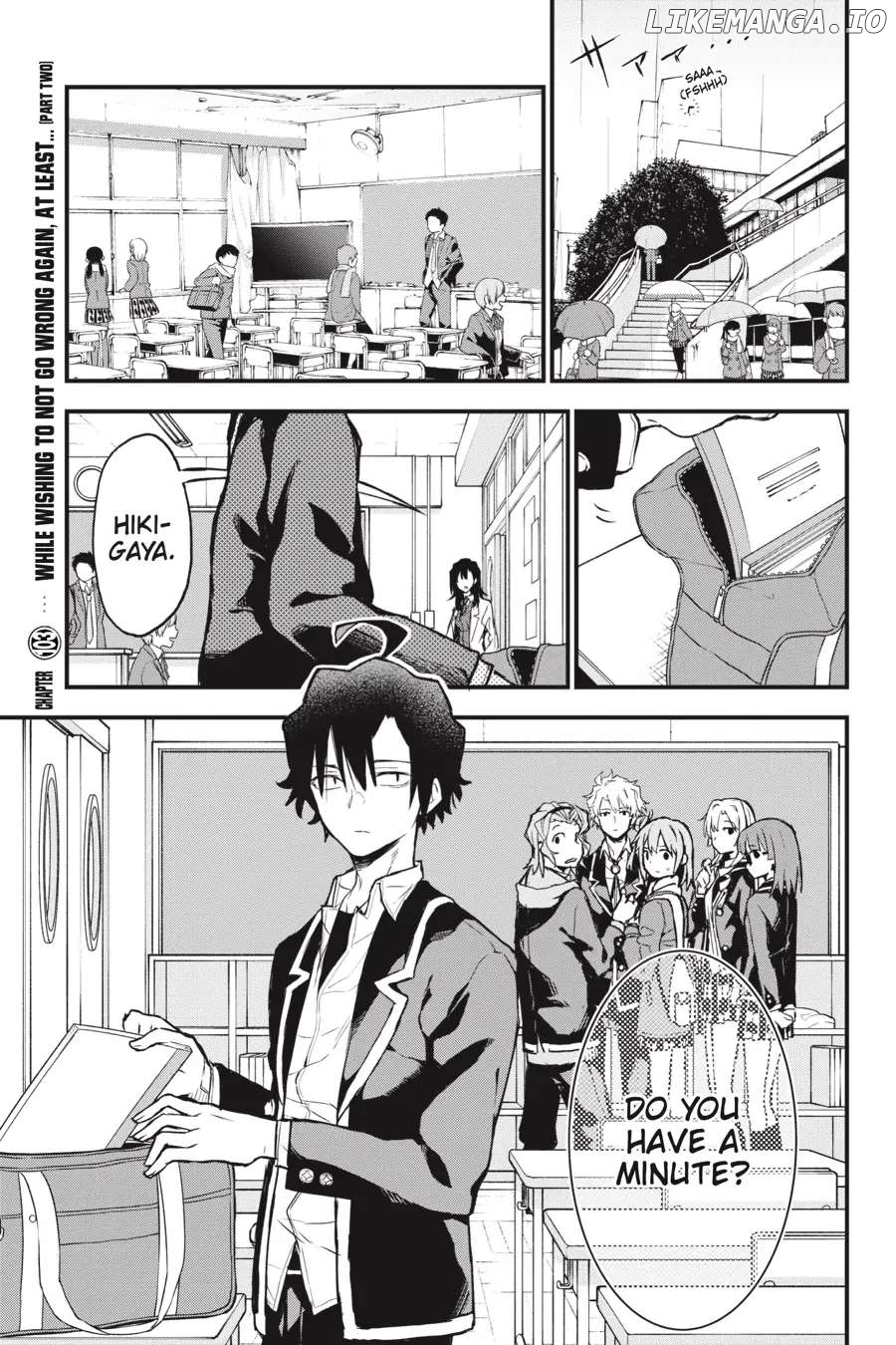 Yahari Ore no Seishun Love Come wa Machigatteiru @comic Chapter 103 - page 1