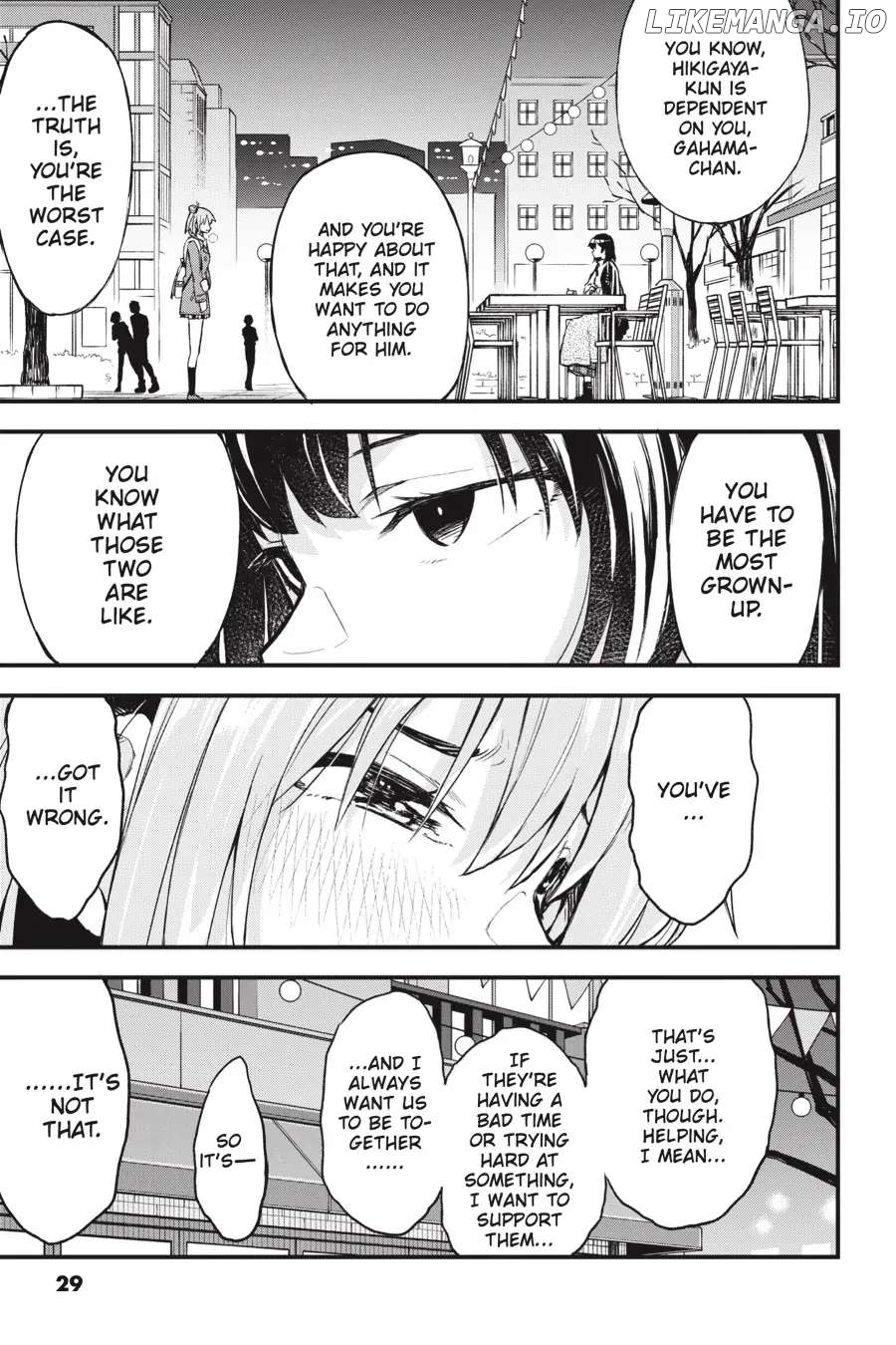 Yahari Ore no Seishun Love Come wa Machigatteiru @comic Chapter 102.5 - page 8