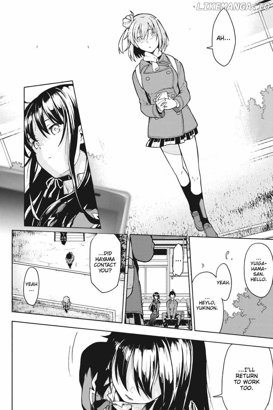 Yahari Ore no Seishun Love Come wa Machigatteiru @comic Chapter 100 - page 18