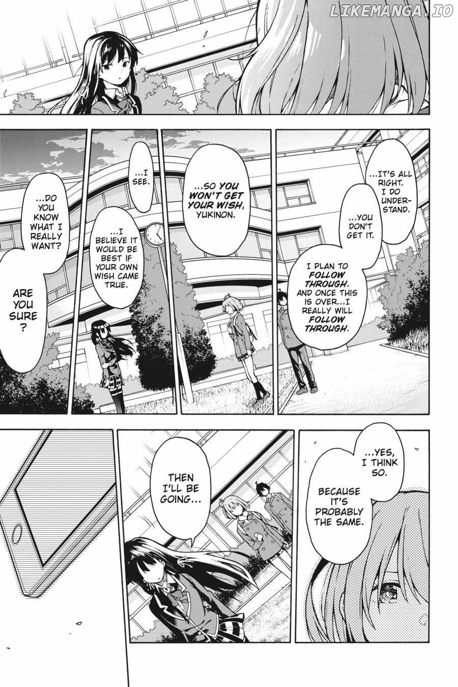 Yahari Ore no Seishun Love Come wa Machigatteiru @comic Chapter 100 - page 21