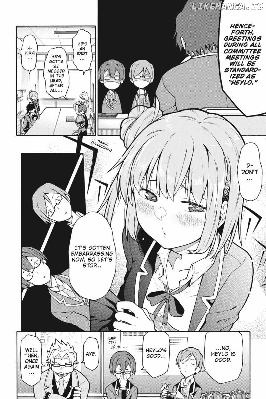 Yahari Ore no Seishun Love Come wa Machigatteiru @comic Chapter 100 - page 2