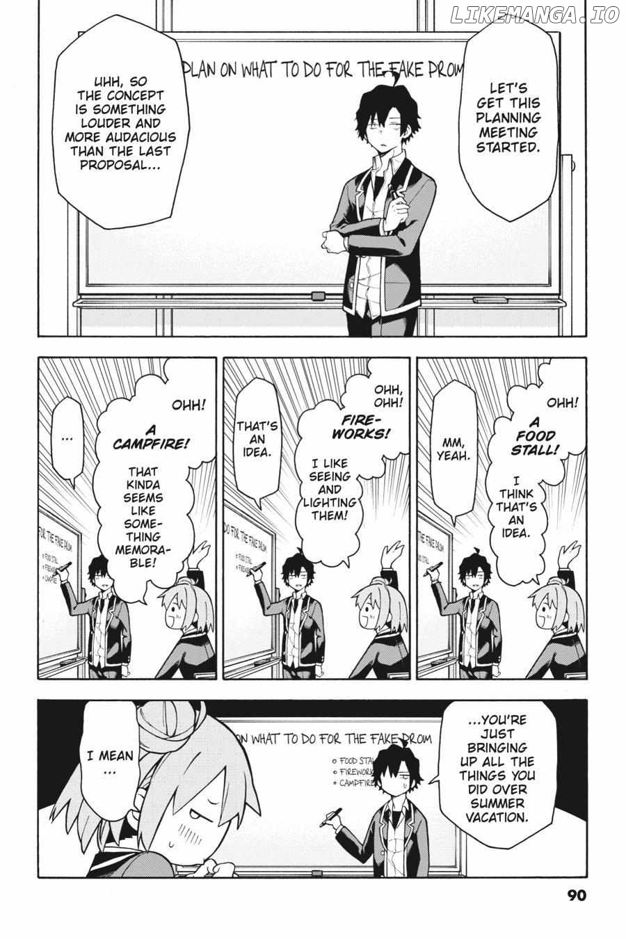 Yahari Ore no Seishun Love Come wa Machigatteiru @comic Chapter 100 - page 4