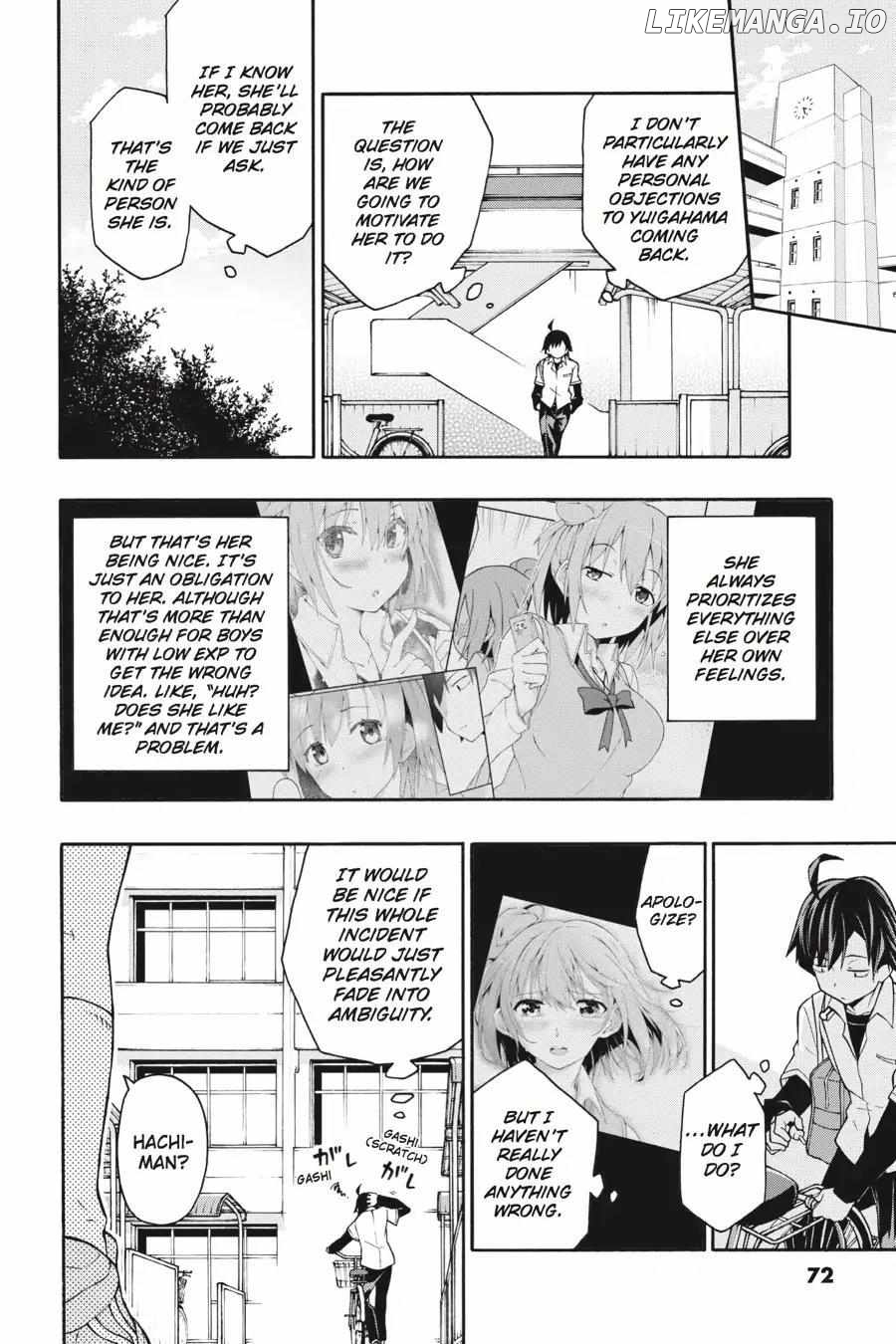 Yahari Ore no Seishun Love Come wa Machigatteiru @comic Chapter 14 - page 10