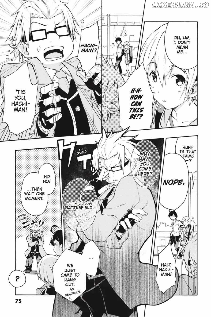 Yahari Ore no Seishun Love Come wa Machigatteiru @comic Chapter 14 - page 13