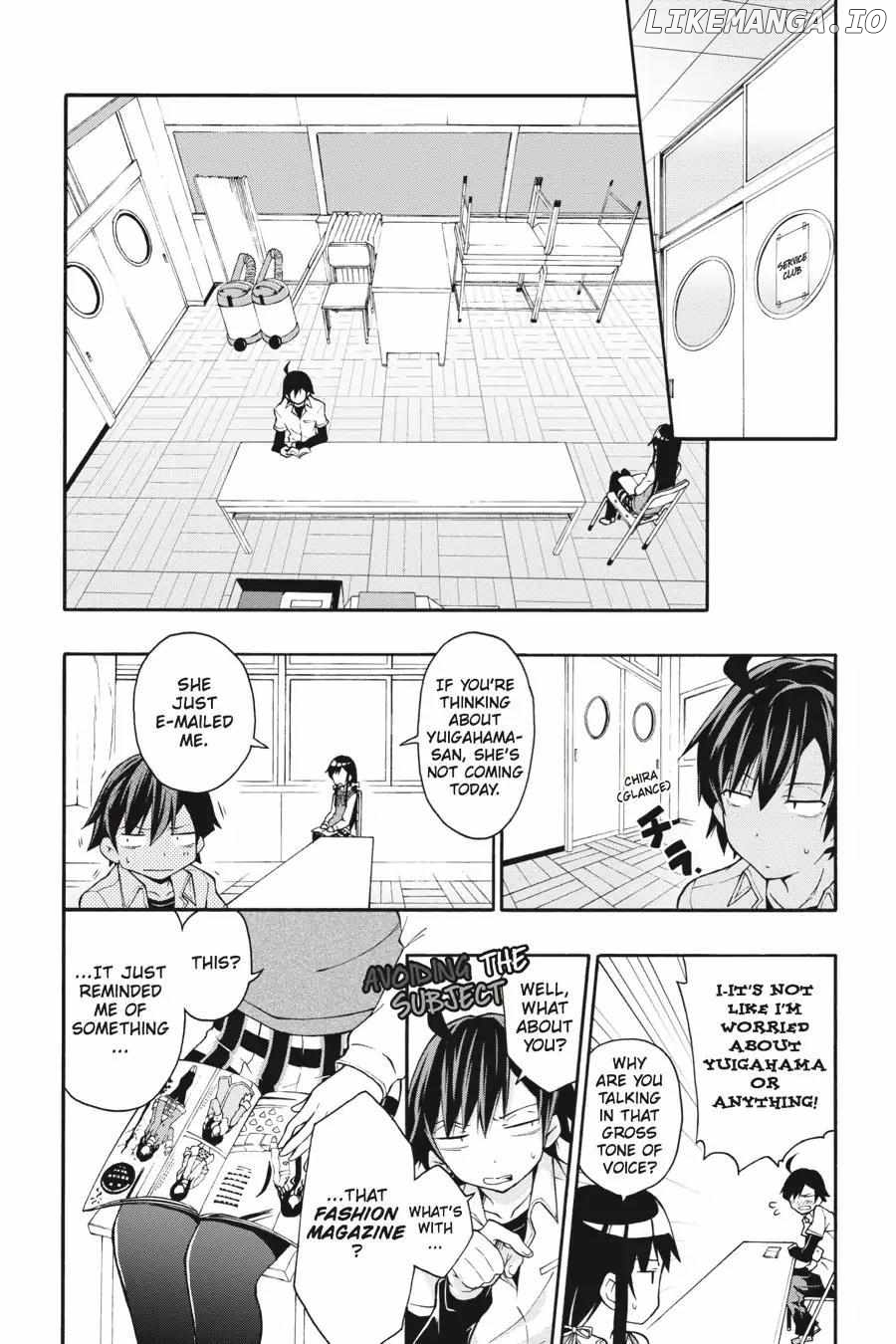 Yahari Ore no Seishun Love Come wa Machigatteiru @comic Chapter 14 - page 3