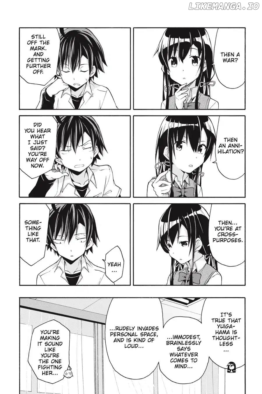 Yahari Ore no Seishun Love Come wa Machigatteiru @comic Chapter 14 - page 5