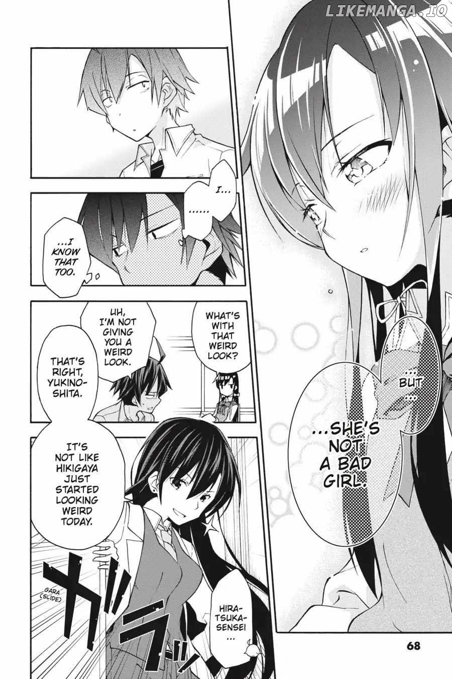 Yahari Ore no Seishun Love Come wa Machigatteiru @comic Chapter 14 - page 6
