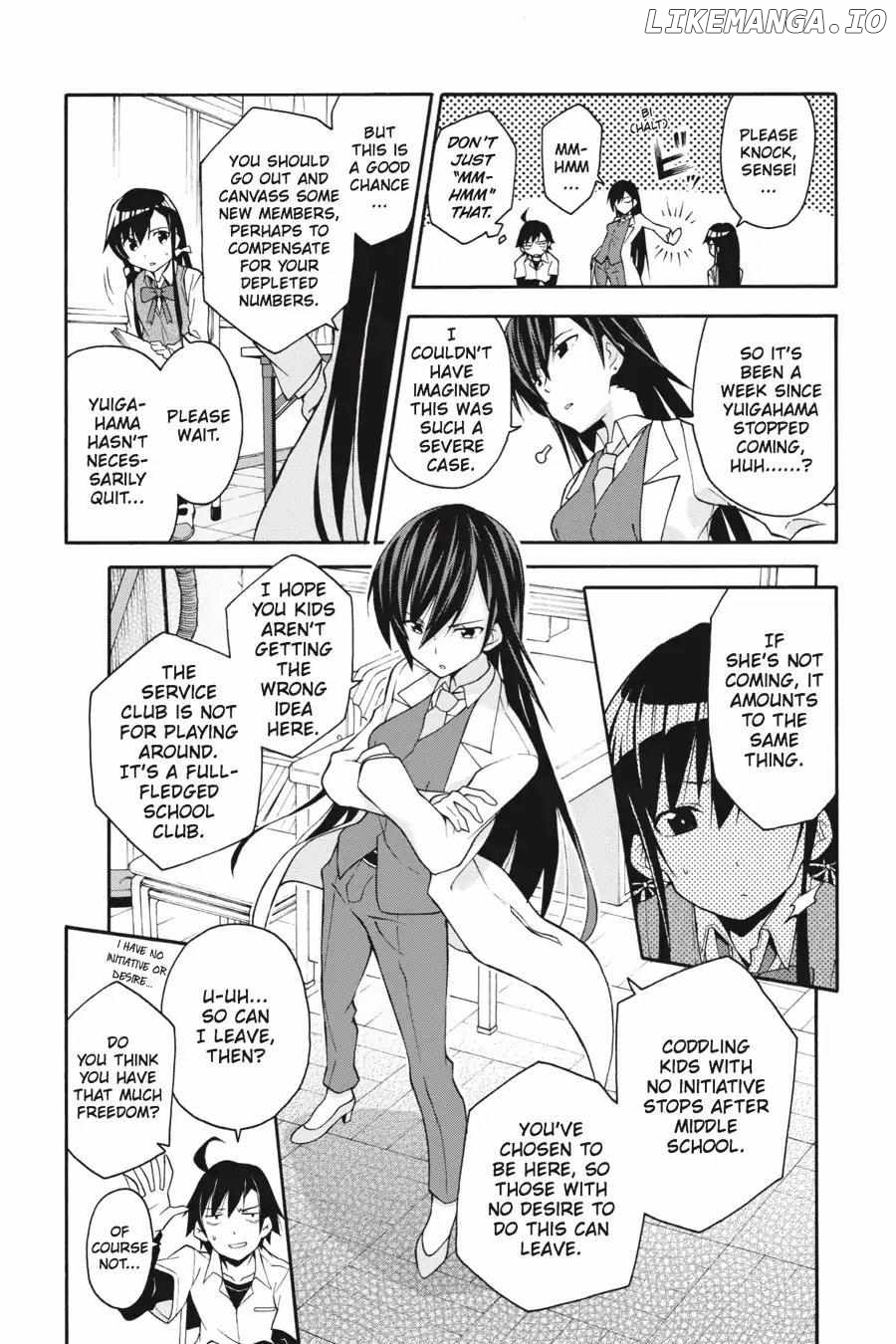 Yahari Ore no Seishun Love Come wa Machigatteiru @comic Chapter 14 - page 7