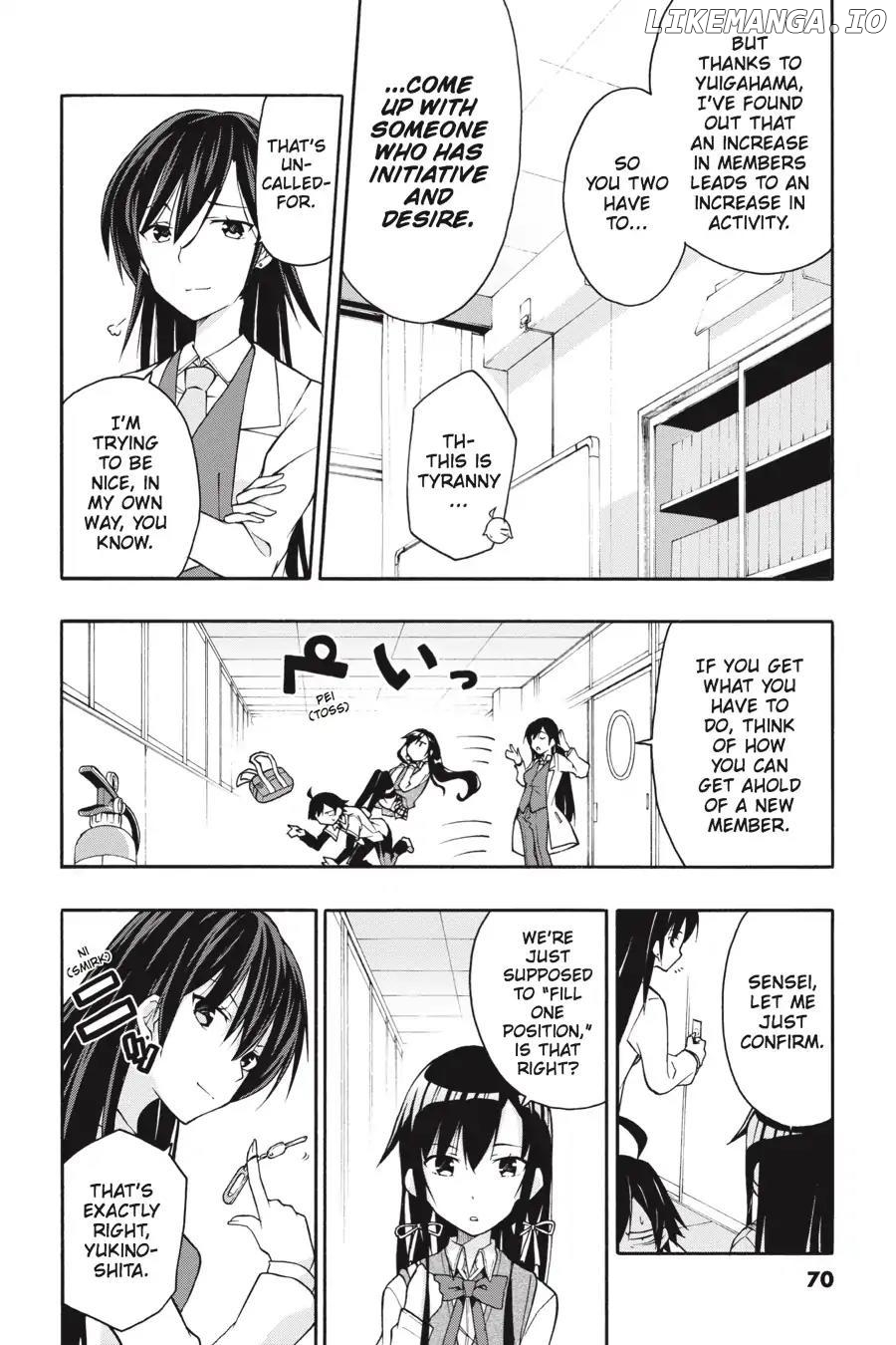 Yahari Ore no Seishun Love Come wa Machigatteiru @comic Chapter 14 - page 8